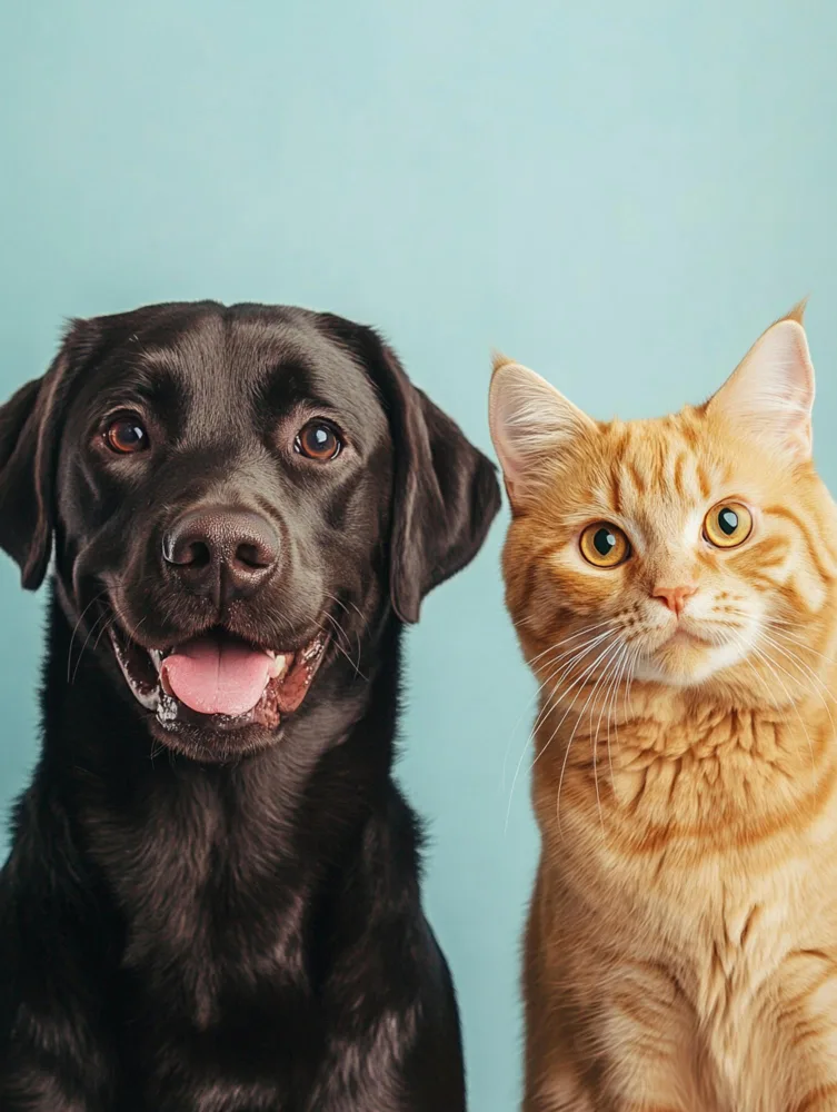 Cão e gato, companhia que merece cuidado
